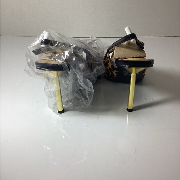 Nine West Orlanda slingback stiletto pump in a leopard print. - Picture 11 of 16